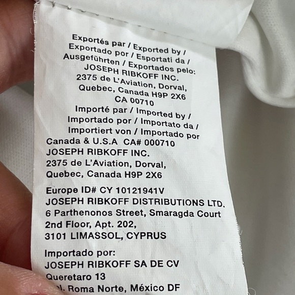 Joseph Ribkoff white ribbed sleeveless fitted dress - Picture 9 of 10